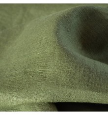 100% Linen Fabric  - Olive Drab