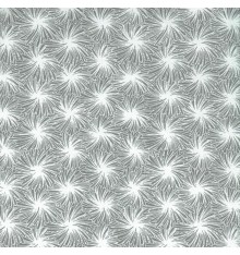 Starburst Japanese Geometric fabric - Grey & White