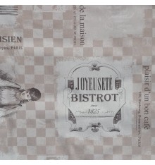 Bistrot de Paris fabric - Luxury PVC fabric alternative