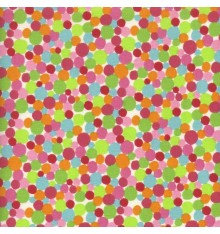 Fun & Funky Dotty Spotty fabric (Multicolour)